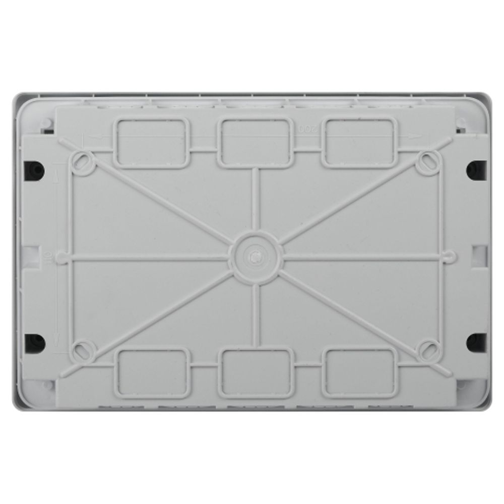 Корпус пластиковый встраиваемый ЭРА COMFORT ЩРВ-П-12 IP40 прозрачная крышка белый | Корпуса пластиковые модульные