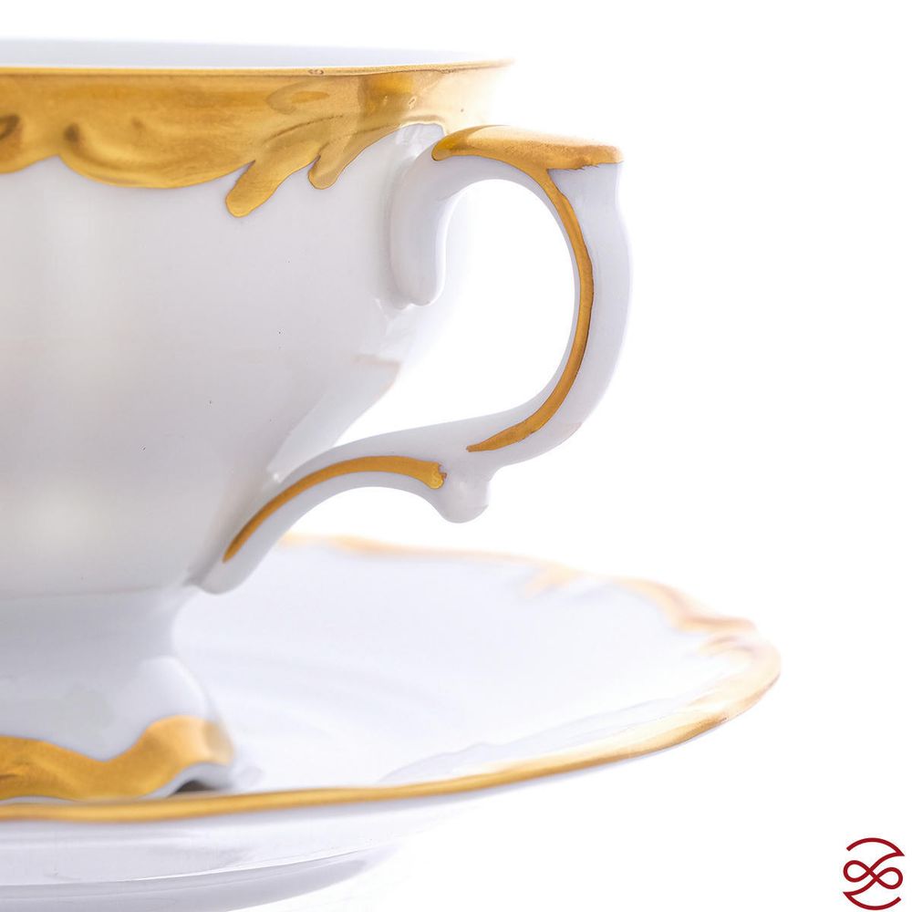 Набор чайных пар Queen's Crown Prestige 220 мл(6 пар)