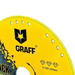 Круг отрезной алмазный, 125 мм Graff Black