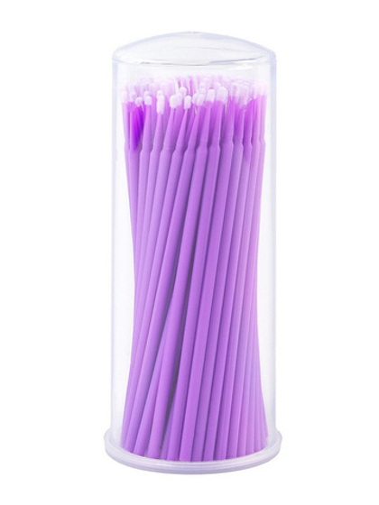 Микробраши (100шт) туба фиолетовые (1,5 мм)