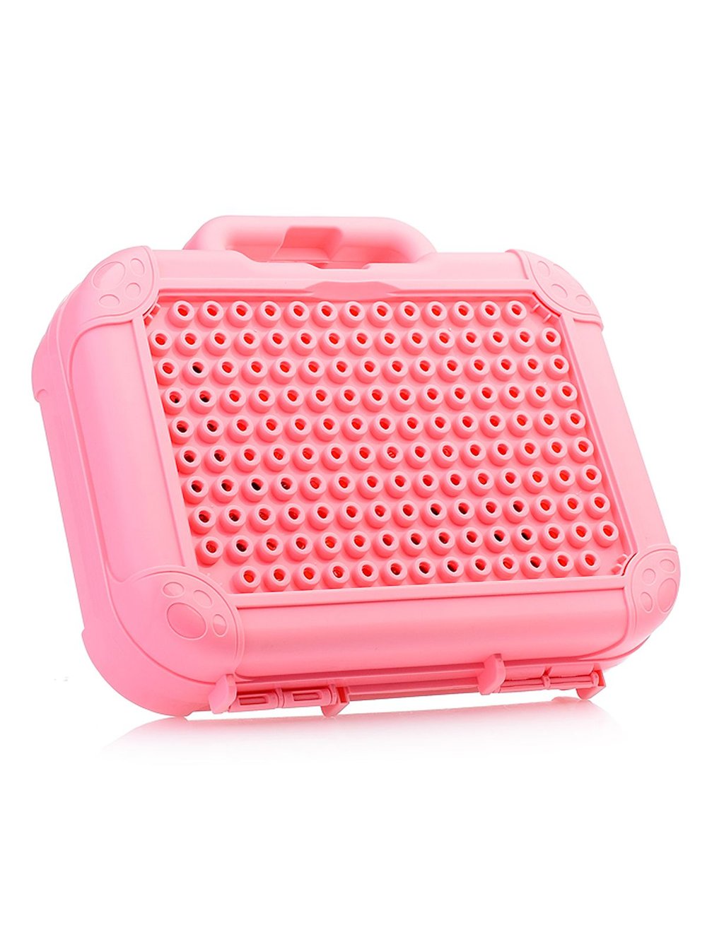 Конструктор в чемодане, цвет розовый (617-3A)