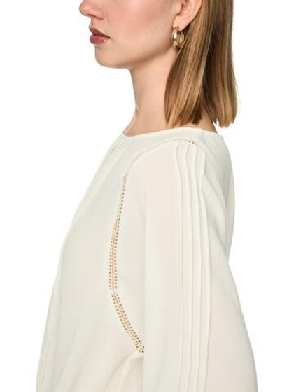 Marc Cain Блуза с декоративной сборкой на груди