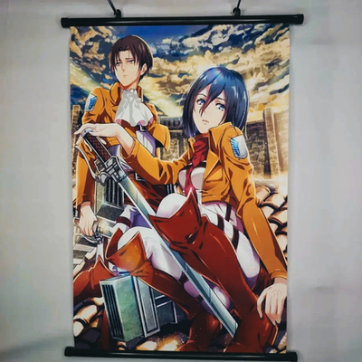 Гобелен Леви Аккерман и Микаса Аккерман