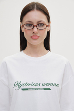 Футболка MYSTERIOUS WOMAN | Белый