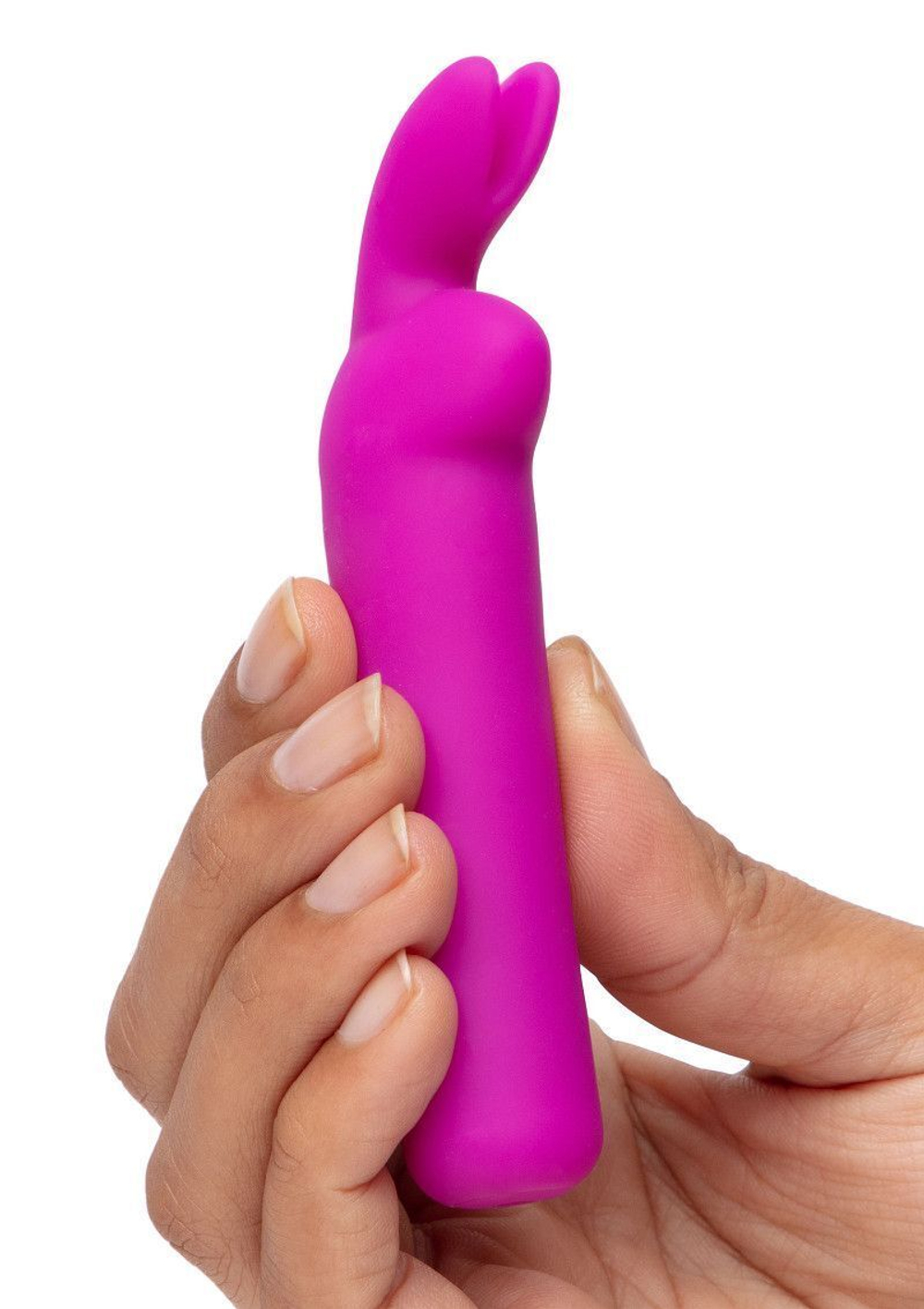 Лиловая вибропуля с ушками Rechargeable Rabbit Ears Bullet Vibrator (Цвет: фиолетовый)