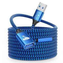 Кабель удлинитель USB 2.0 Aioneus (10м)/ для мобильный телефон, PS3, PS4, клавиатура, принтер, компьютер, телевизор