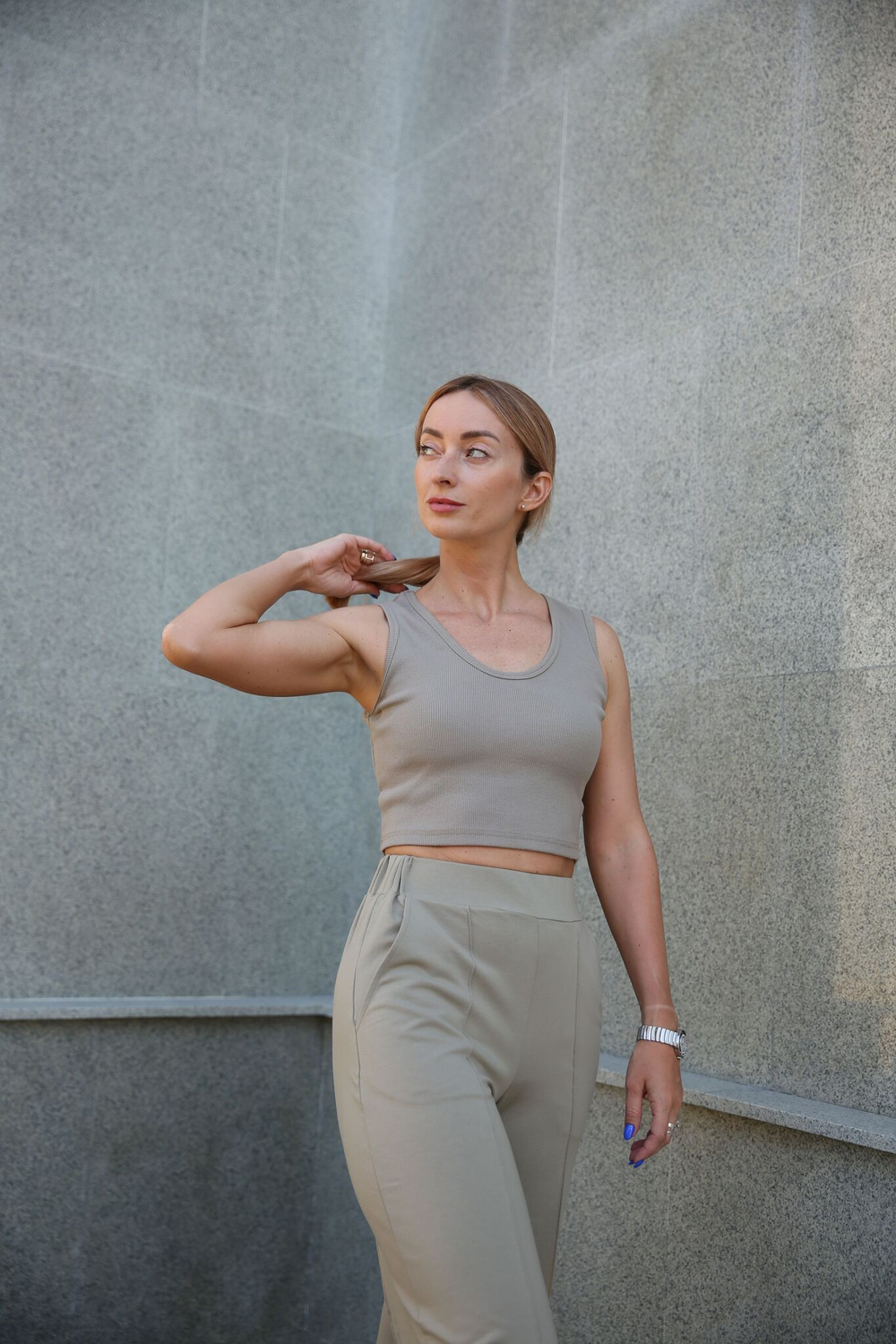 Майка укороченная