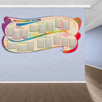 Стенд фигурный Методический вестник с карманами А4 216