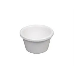 Соусник 70 мл d 7 см h3,7 см круглый пластик белый P.L. Proff Cuisine
