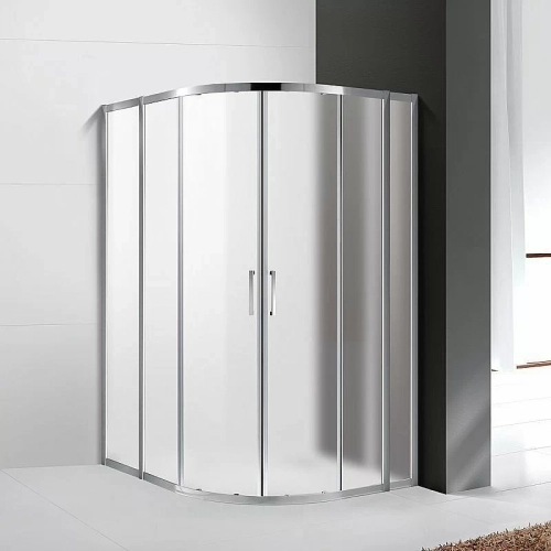 Душевой уголок Cezares Molveno 130x120 MOLVENO-RH-22-130/120-P-Cr стекло рифленое матовое/профиль хром