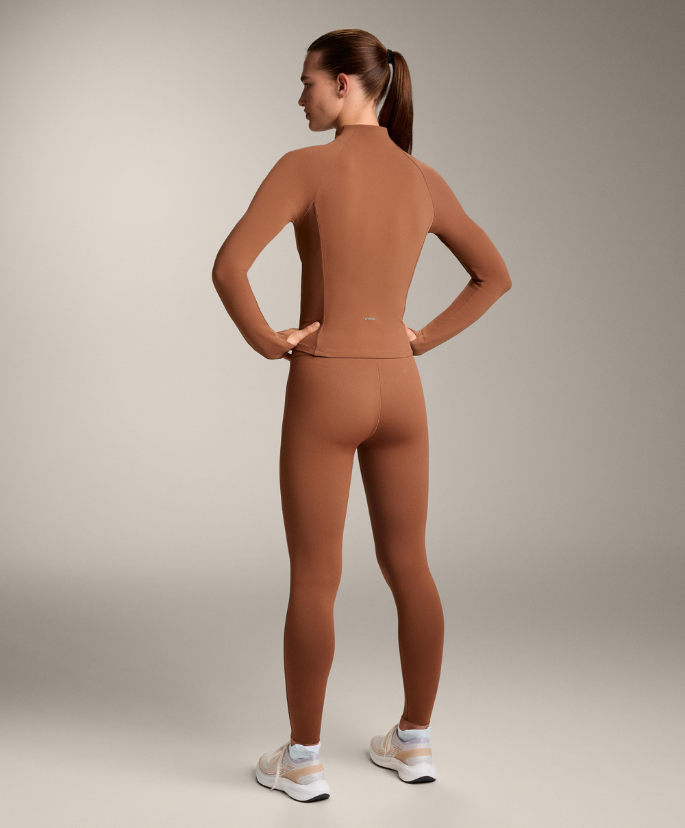 Oysho Легкая и теплая высокотехнологичная куртка, коричневый