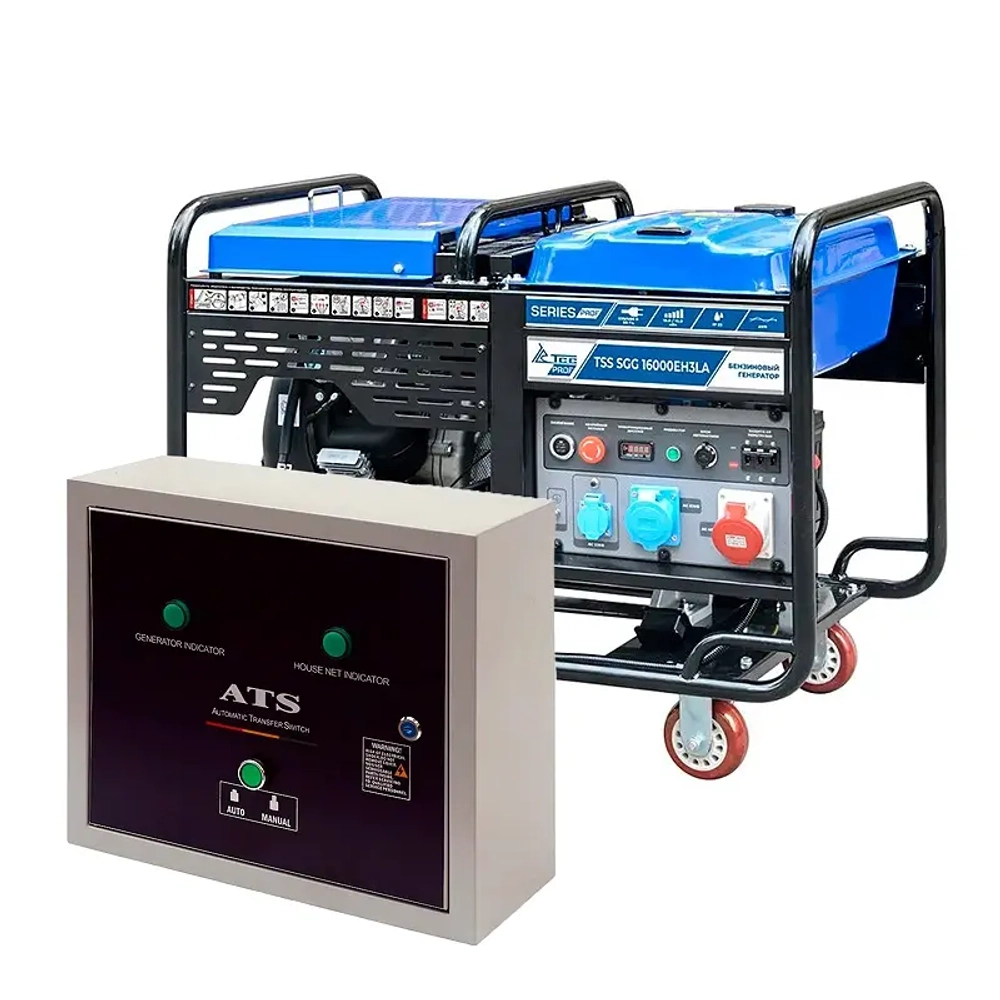 ТСС SGG 16000EH3LA бензогенератор с блоком АВР ТСС С 17000/400 190063/190028
