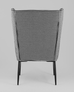 Кресло Мэйден гусиная лапка черно-белый