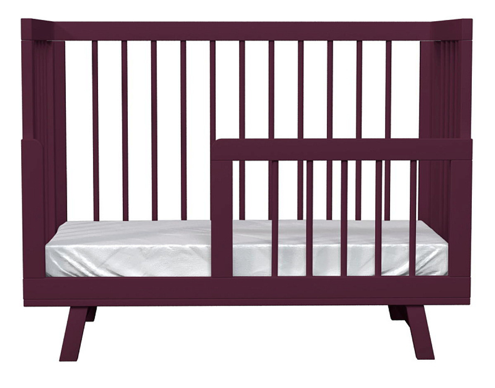 Кроватка детская Lillaland Lilla Aria с маятником Italian Plum