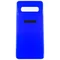 Задняя крышка для Samsung Galaxy S10 (синяя) со стеклом камеры