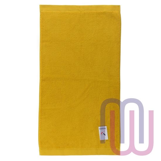 Полотенце банное горчичного цвета