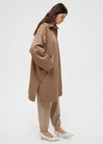 Тренч однобортный укороченный