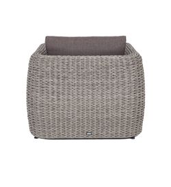 "Кальяри" кресло из искусственного ротанга (гиацинт), цвет серый