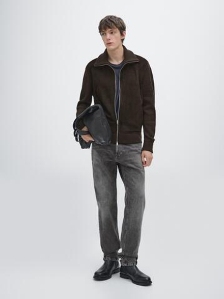 Massimo Dutti Джинсы Slim Fit, серый