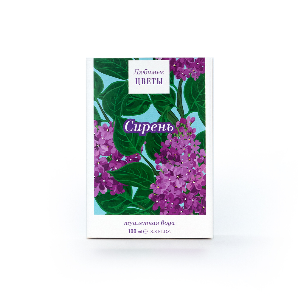 Вода туалетная Любимые цветы Сирень - 100ml for women