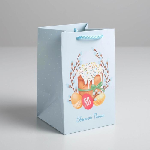 Пакет подарочный «Светлой Пасхи», 10×16×10 см