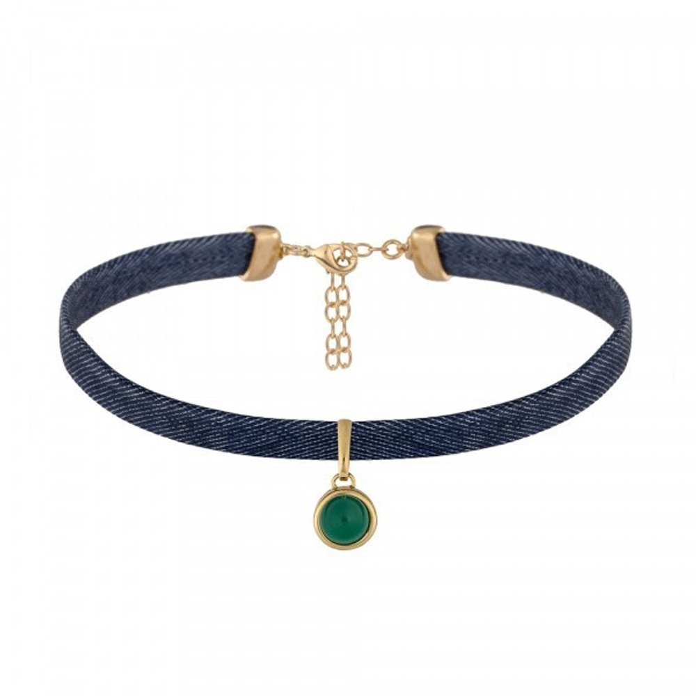 Чокер Possebon Green Agate B0113.17 G/G