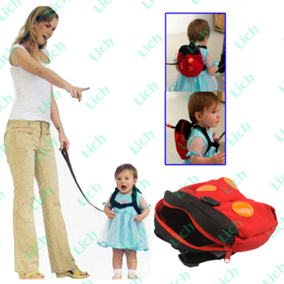 Ходунки-рюкзак детские в форме божьей коровки