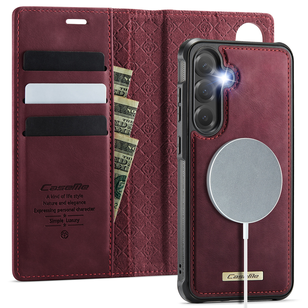 Чехол-кошелек CaseMe 2 in 1 MagSafe Samsung Galaxy S25+