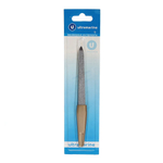 Пилка для ногтей металлическая на блистере «Ultramarine», цвет ручки золото, цвет пилки серебро,15,5см.