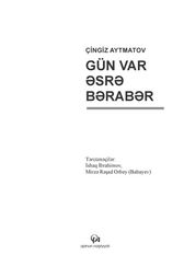 Gün Var Əsrə Bərabər