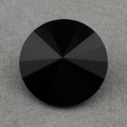 Риволи Preciosa, цвет Черный/Гематит (Jet Hematite)