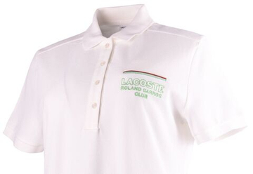 Теннисное платье Lacoste Roland Garros Club Dress - белый