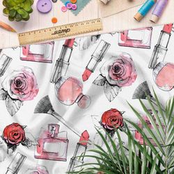 Ткань шифон губная помада