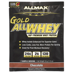 ALLMAX, Gold All Whey, 100% сывороточный протеин премиального качества, шоколад, 32 г (1,13 унции)