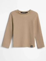 Лонгслив детский в рубчик в школу