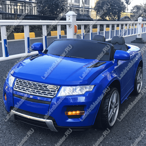Детский электромобиль "Land Rover M6" синий