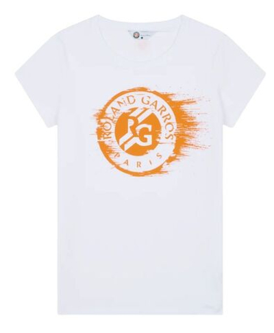 Женская теннисная футболка Roland Garros Stephanie T-Shirt - белый