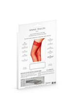 Чулки на широкой резинке stocking bruna T3 (rouge/красные) (Цвет: красный)