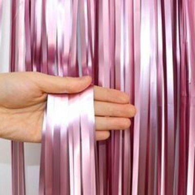 Занавес Дождик, Матовый Нежно-розовый, 3*1 м (В*Ш)