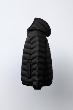 ZARA УЛЬТРАЛЕГКАЯ НЕПРОМОКАЕМАЯ КУРТКА, ЧЕРНЫЙ