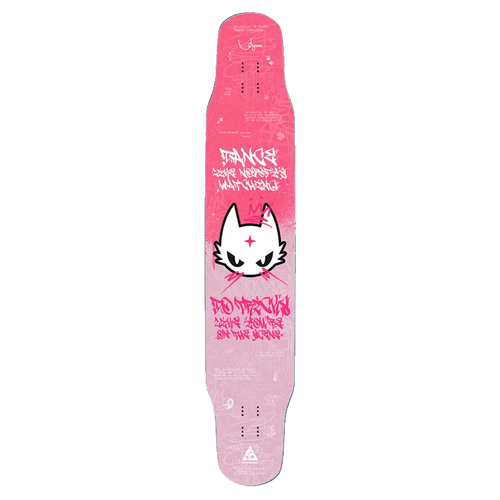 Дека Лонгборд Pepper Boards Inari 48" Pepper X Flip'n'Flow Розовый
