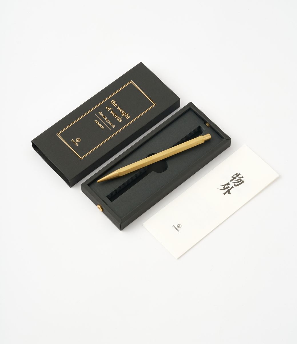 Ystudio Classic Revolve Sketching Pencil Brass — механический карандаш