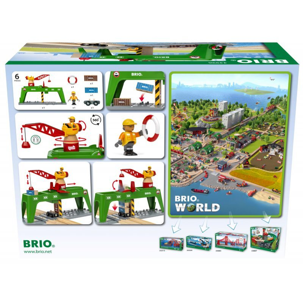 Brio Railway - Контейнерный кран 33996