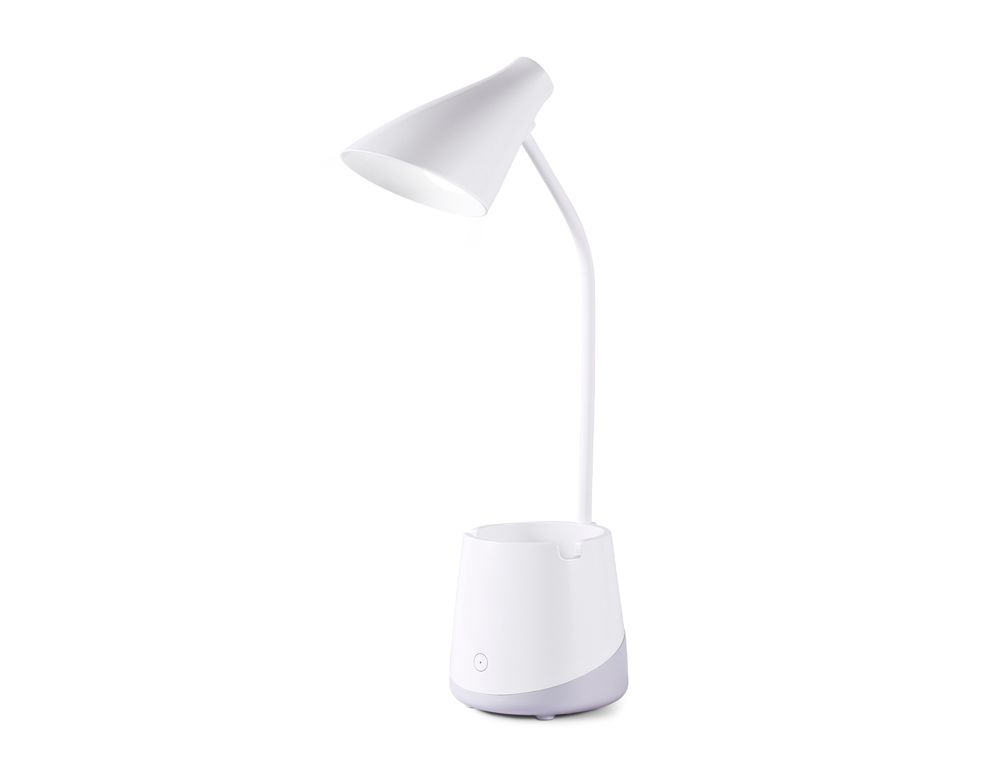 Светильник светодиодный настольный DE563 WH белый LED 3000-6000K 5W