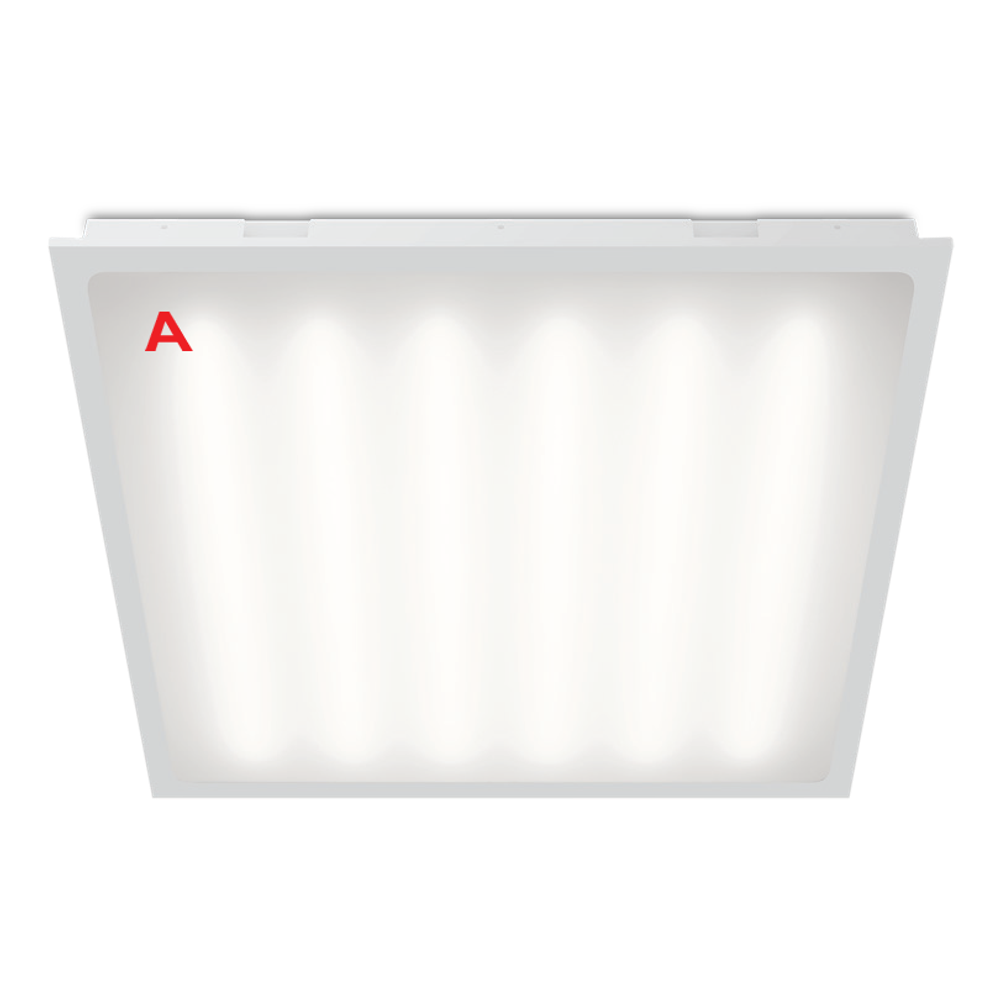 Светильник CLIP-IN ДВО04-041 с БАП EM1 54Вт 5000К IP54 Матовый 6000лм 600х600х50мм WOLTA PRO