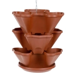 Каскад для цветов 3 терракот