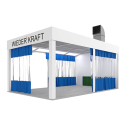 WDK-410 Пост подготовки с диагональным потоком воздуха