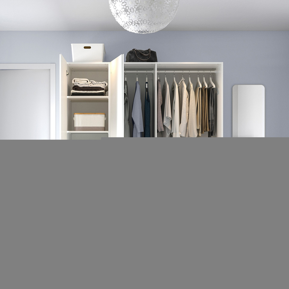 Распашной шкаф PAX VIKANES IKEA (белый)  220*60*220