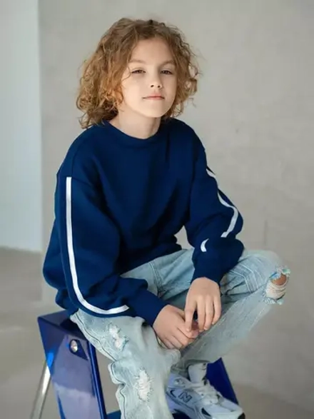 Свитшот для мальчика, синий