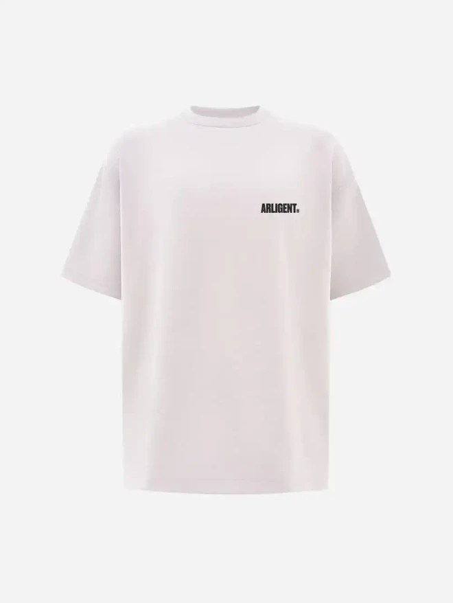 Футболка оверсайз из хлопка белая